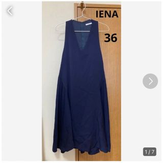 イエナ(IENA)のIENA イエナ　ワンピース　ノースリーブ　　ドレス　Vネック　ロングワンピース(ロングワンピース/マキシワンピース)