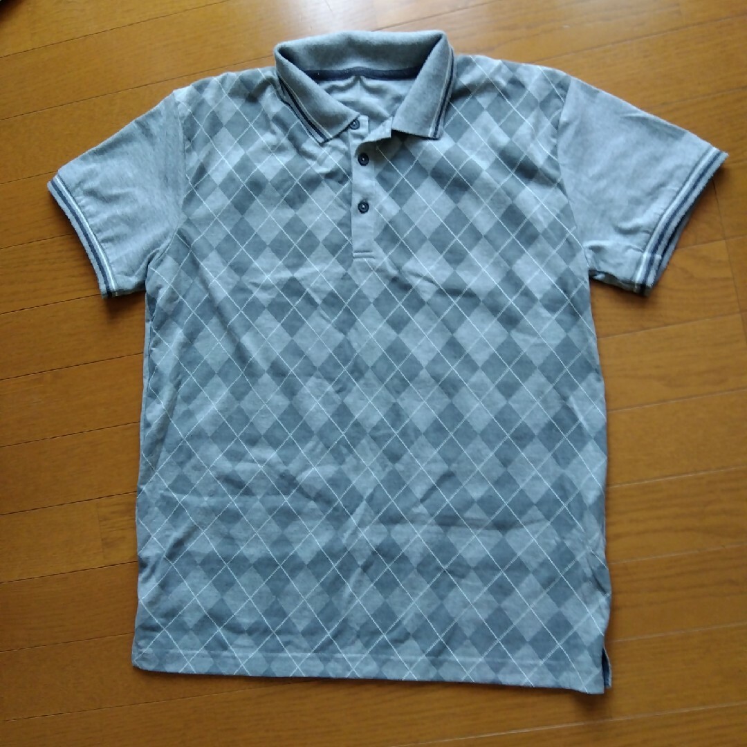 しまむら(シマムラ)のMen's　アーガイルポロシャツ メンズのトップス(ポロシャツ)の商品写真