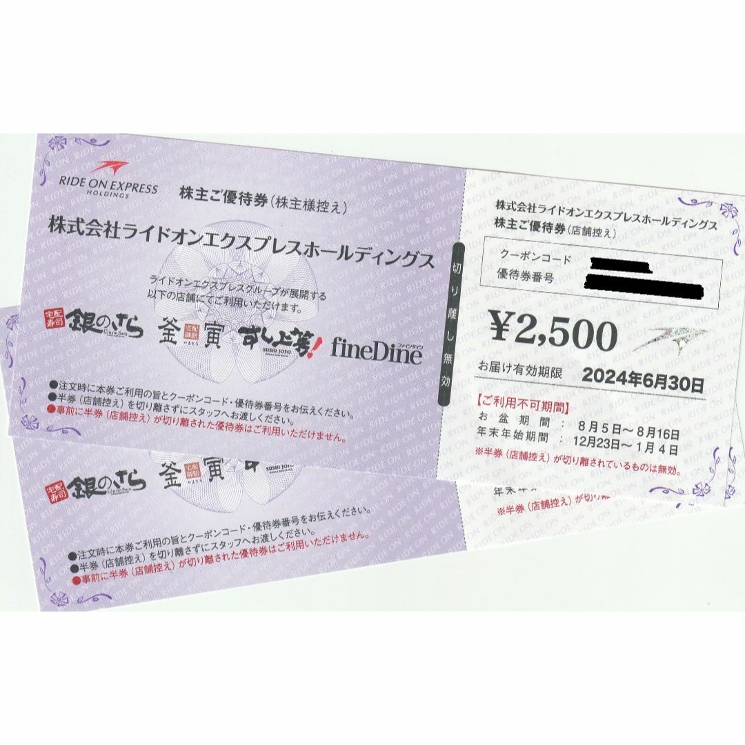 ライドオン・エクスプレス 株主優待券 5000円分 | www.esn-ub.org