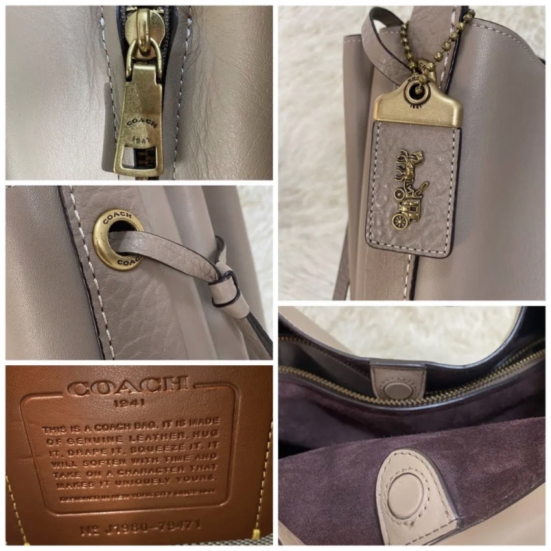 COACH ハーモニーホーボー 本革 トートバック オールレザー 79471-