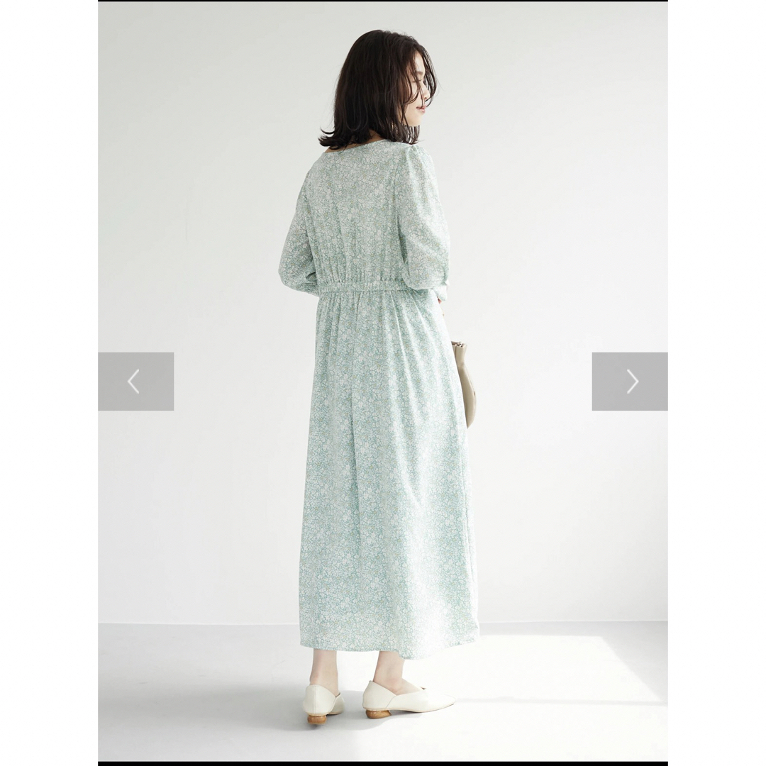 chocol raffine robe(ショコラフィネローブ)のGreen Parks・chocol raffine robe 小花柄ワンピース レディースのワンピース(ロングワンピース/マキシワンピース)の商品写真