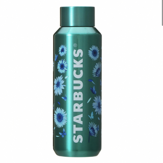 スターバックス(Starbucks)の【新品未使用】ステンレスボトルブルーフラワー473ml(タンブラー)