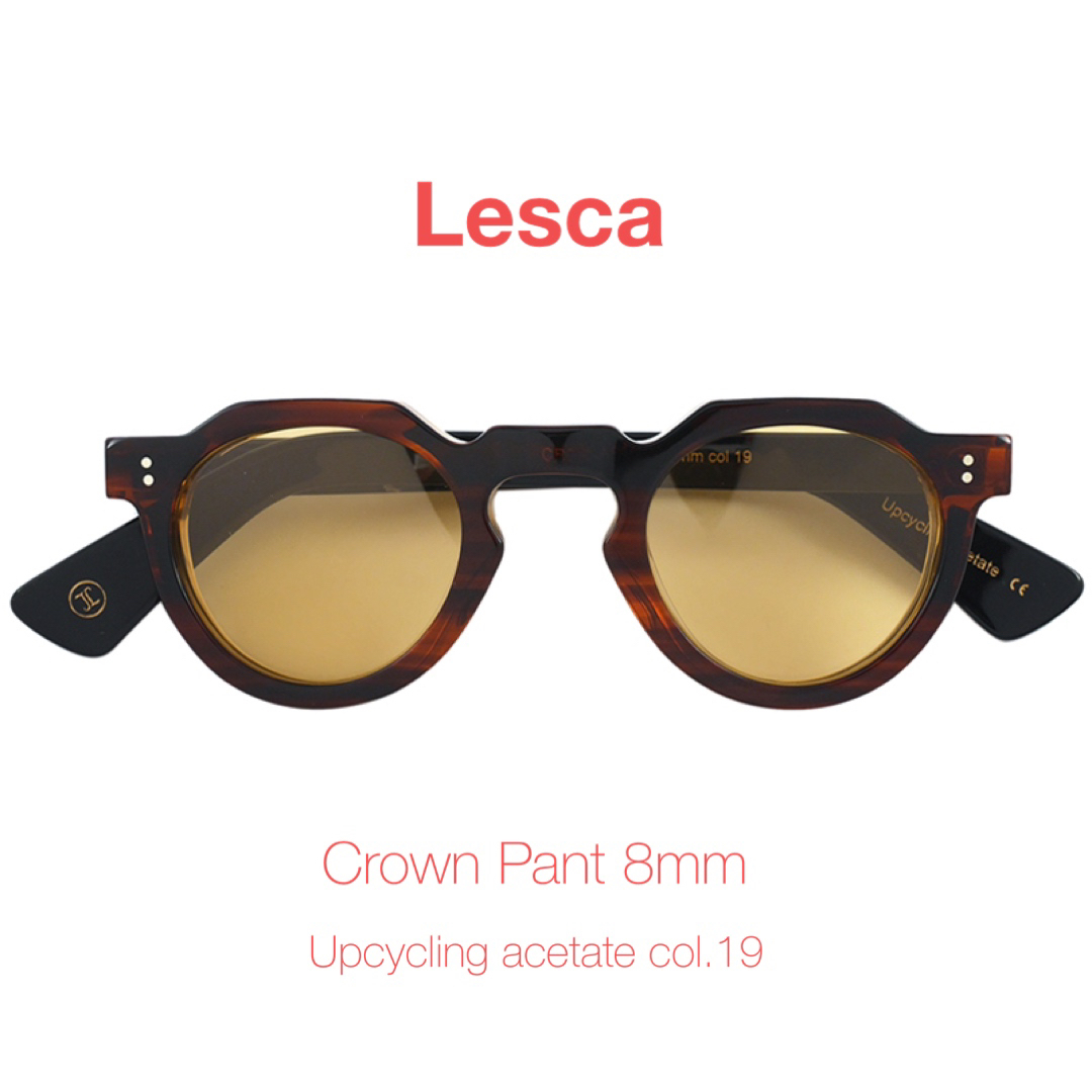 イエローガラスレンズ購入時期Lesca CROWN PANTO 8mm LIMITED EDITION