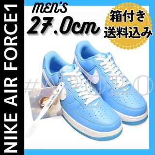 NIKE ナイキ AIR FORCE 1 エアフォース1 ブルー ホワイト 27