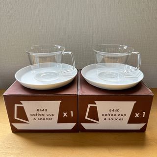 KINTO CAST 8440 coffee cup&saucer 220ml(グラス/カップ)