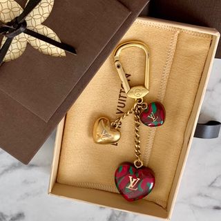 ルイヴィトン(LOUIS VUITTON)の値下げ❤️ルイヴィトン　バッグチャーム　ポルトクレ・レオパード(キーホルダー)