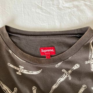 Supreme - Supreme daggers 総柄ロンT Lの通販 by エンジョイスカイ