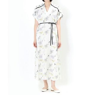 マメ(mame)のFlower print dress mame(ロングワンピース/マキシワンピース)