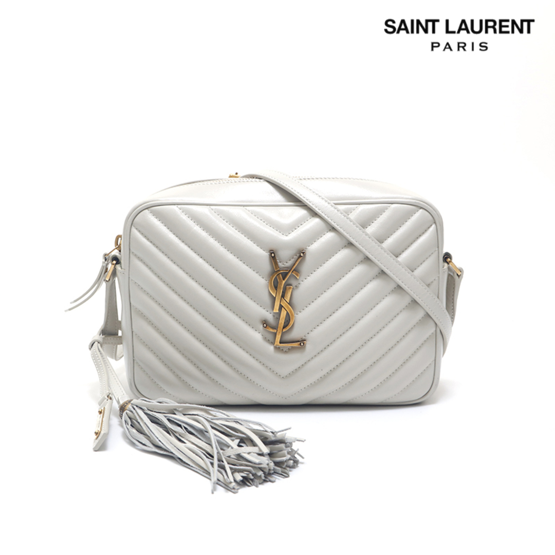 イヴ・サンローラン YSL ロゴ レザー ショルダーバッグ