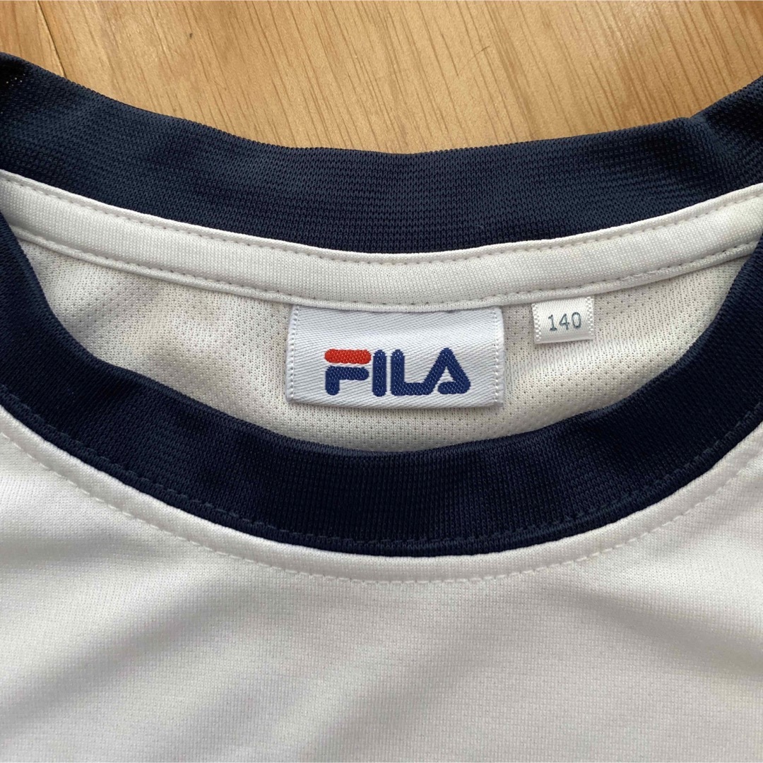FILA(フィラ)のFILA 半袖Tシャツ 140cm キッズ/ベビー/マタニティのキッズ服男の子用(90cm~)(Tシャツ/カットソー)の商品写真