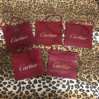 カルティエ ショッパー Cartier 紙袋 バッグ(ショップ袋)
