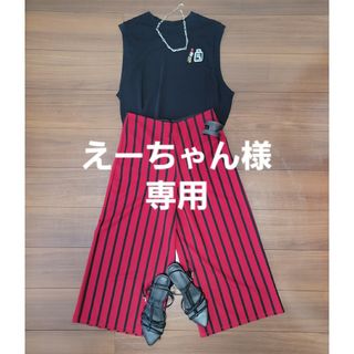 ザラ(ZARA)のZARA ザラ ストレッチ ストライプパンツ サイズS(カジュアルパンツ)