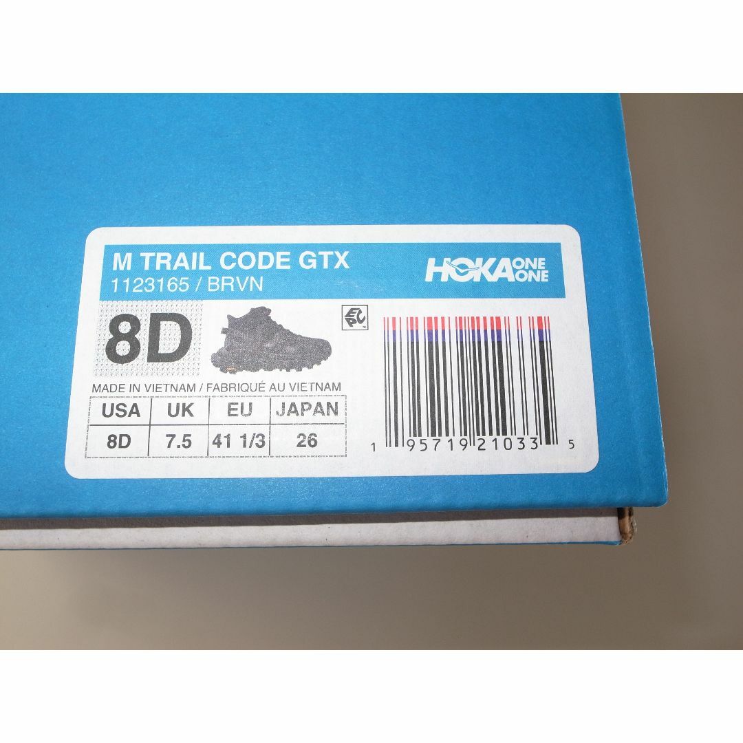 HOKA ONE ONE(ホカオネオネ)のHOKA ONEONE TRAIL CODE GTX 26cm ゴアテックス メンズの靴/シューズ(スニーカー)の商品写真