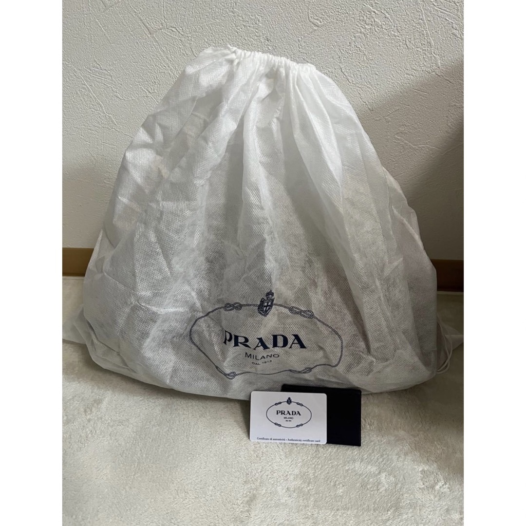 PRADA プラダ　バッグ　牛革　キャメル　正規品