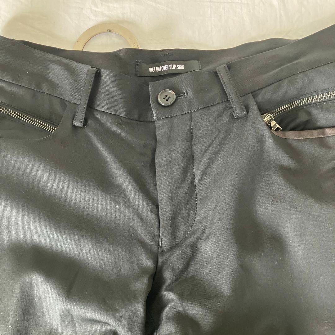 DIET BUTCHER SLIM SKINベルトデザインスラックスパンツ 2の通販 by