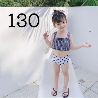 ベビー キッズ 女の子 水着 セパレート タンキニ ビキニ 韓国子供服 水玉(水着)