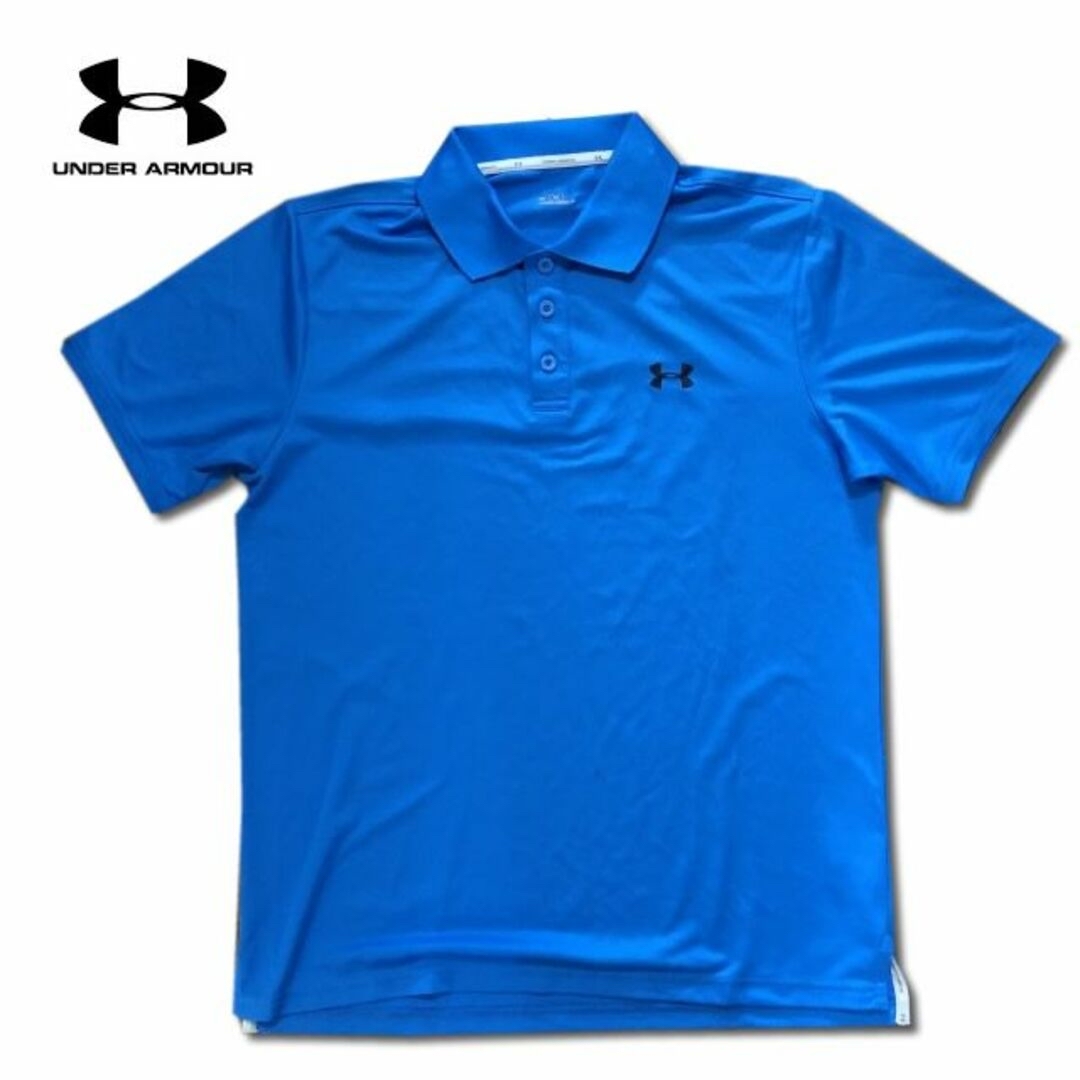 UNDER ARMOUR(アンダーアーマー)のUNDER ARMOUR アンダーアーマー メンズ ポロシャツ MDサイズ メンズのトップス(Tシャツ/カットソー(半袖/袖なし))の商品写真