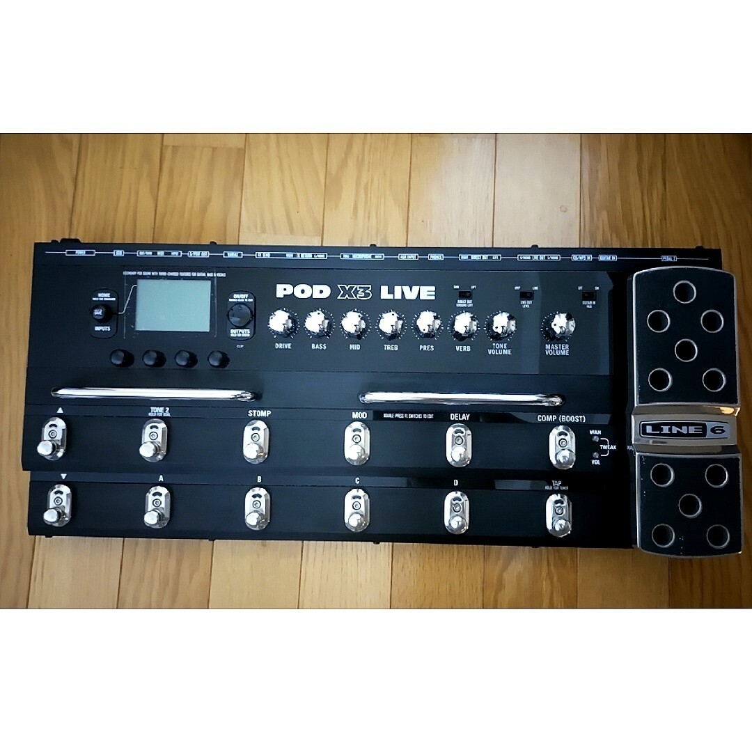 Line6 POD X3 LIVE エフェクターボード付き