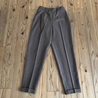 マックスマーラ(Max Mara)のMax Mara センターライン　ウールパンツ　テーパード　ストレッチ 白タグ(その他)