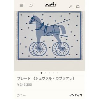 Hermes - 新品未使用　エルメス　23新作　プレード 《シュヴァル・カブリオレ》ブランケット