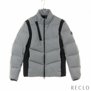 モンクレール(MONCLER)のLEBLANC ダウンジャケット グレー ブラック ラメ加工(ダウンジャケット)