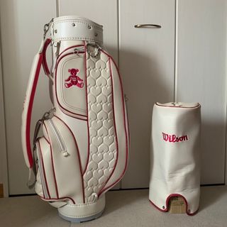 ウィルソン(wilson)のQUEEN様専用‼️レディースゴルフキャディバッグ💕Wilson🧸ブランド(バッグ)