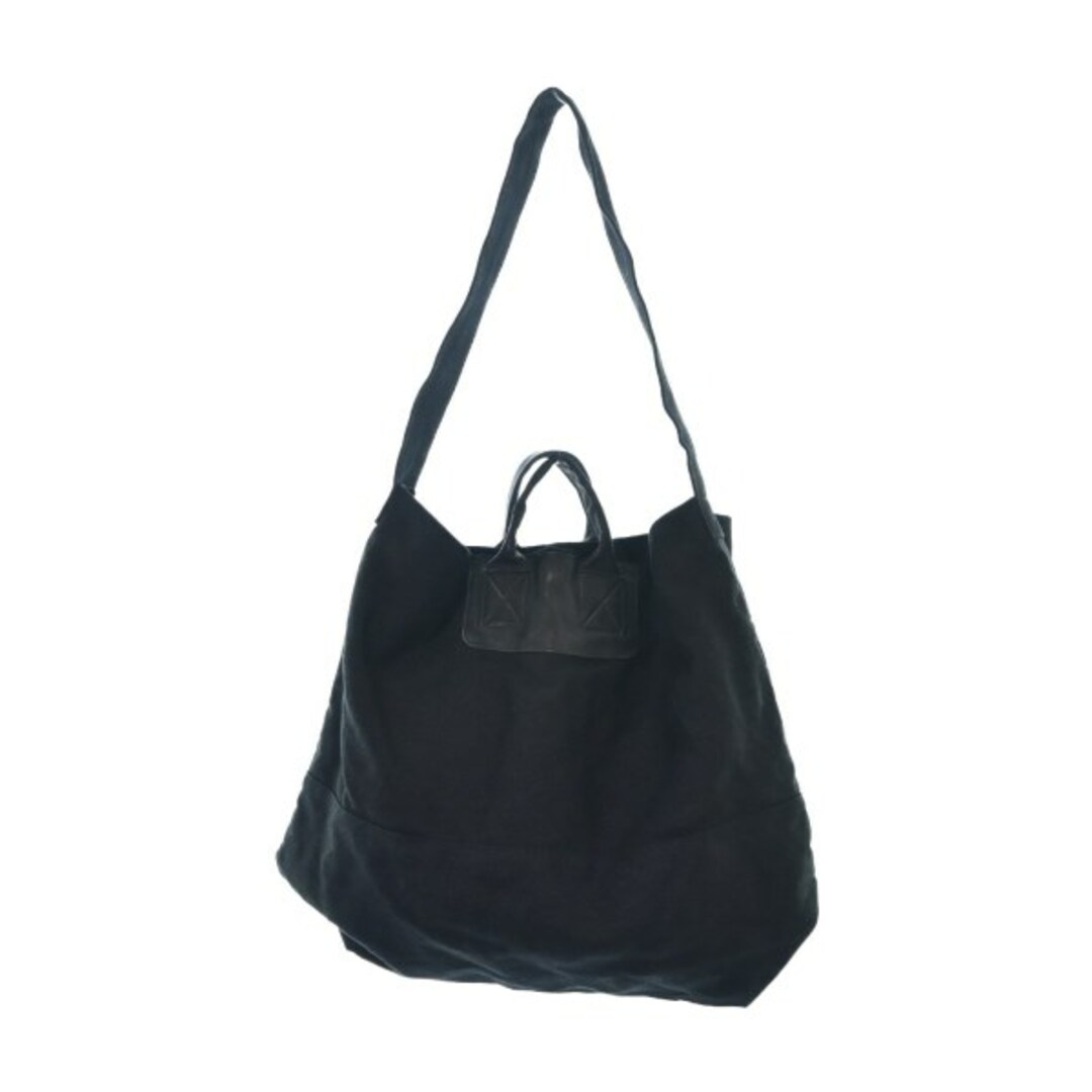 美品 ARTS&SCIENCE アーツ＆サイエンス Boxbag boxcalf black 巾着付 レザー トートバッグ/ブラック 鞄【2400013319119】