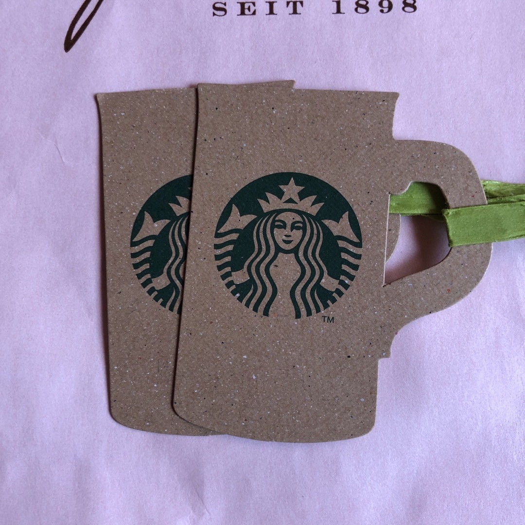 スタバ Starbucks スターバックス タグ15枚 - ショップ袋