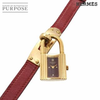 ポケットいっぱい エルメス ケリー 腕時計 HERMES レッド✖️ゴールド