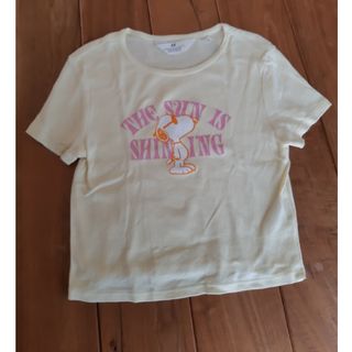 エイチアンドエム(H&M)のスヌーピーTシャツ 150(Tシャツ/カットソー)