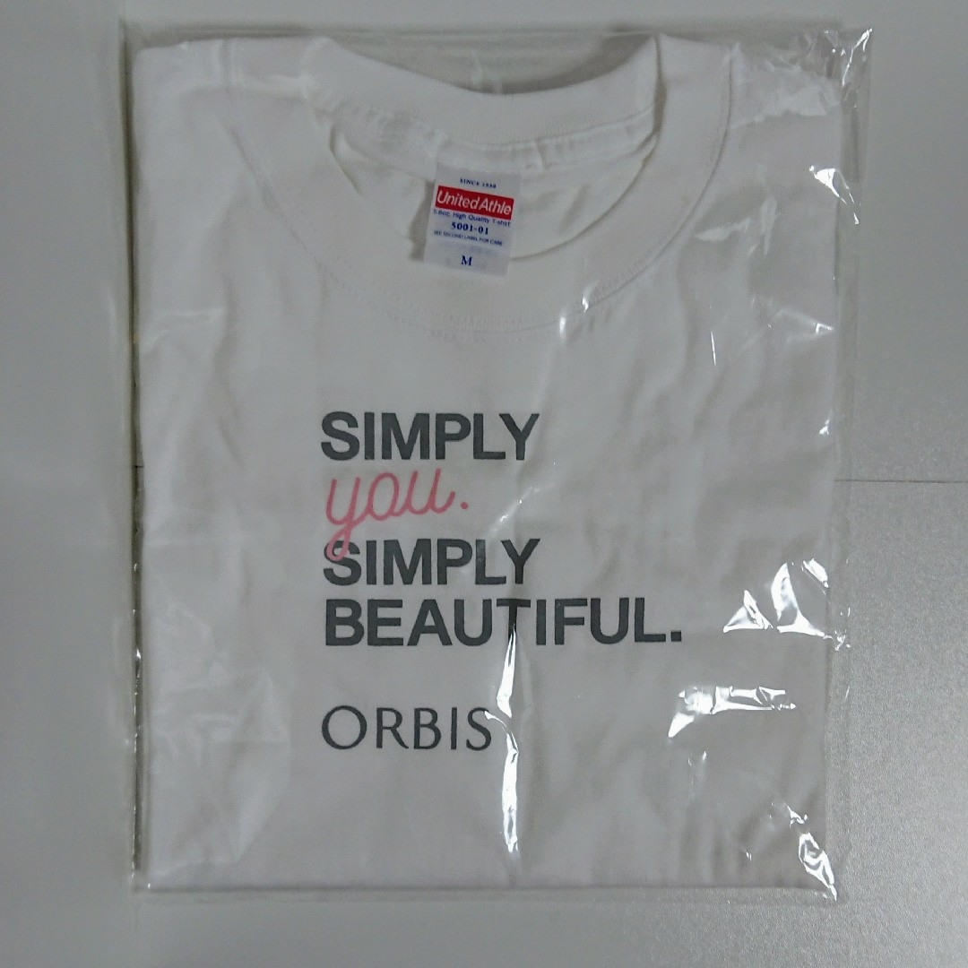 白 Tシャツ ORBIS オルビス 非売品 レディースのトップス(Tシャツ(半袖/袖なし))の商品写真