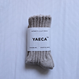 YAECA - 【新品】YAECA コットンシルクソックス M ヤエカ 25-27cmの