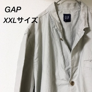 [t152]USA規格ギャップGAPハンティングジャケットオーバーサイズくすみ白