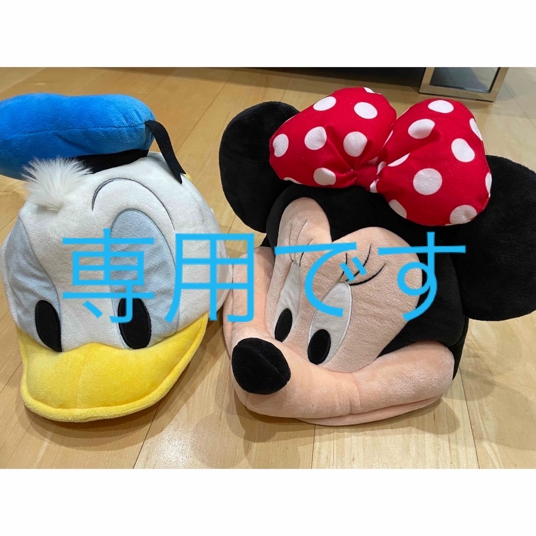 Disney(ディズニー)のミニー　ドナルド　ファン　キャップ エンタメ/ホビーのおもちゃ/ぬいぐるみ(キャラクターグッズ)の商品写真