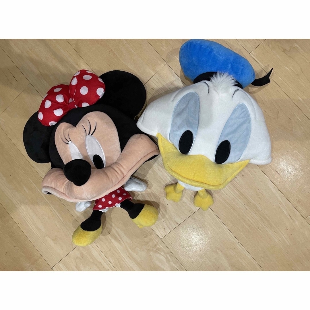 Disney(ディズニー)のミニー　ドナルド　ファン　キャップ エンタメ/ホビーのおもちゃ/ぬいぐるみ(キャラクターグッズ)の商品写真