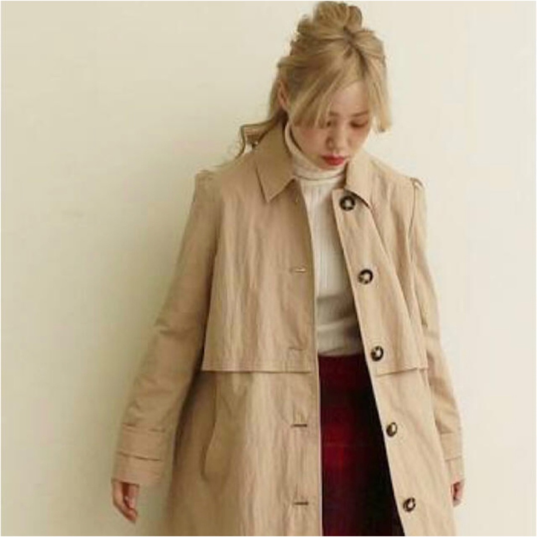 Dot and stripes トレンチコート