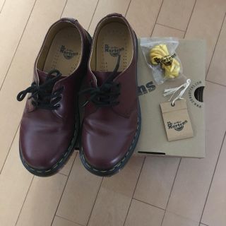 ドクターマーチン(Dr.Martens)のDr.マーチン 3ホール チェリーレッドUK5(ローファー/革靴)