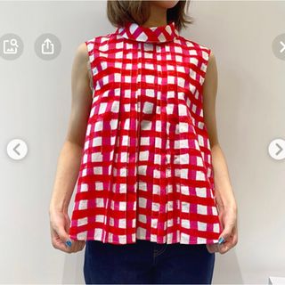 通常在庫品 極美品 MARNI マルニ チェックシャツ チュニック