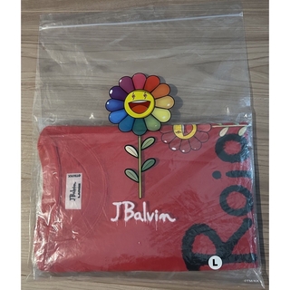 カイカイキキ(カイカイキキ)の村上隆 J Balvin Rojo tシャツ カイカイキキ Lサイズ(Tシャツ/カットソー(半袖/袖なし))