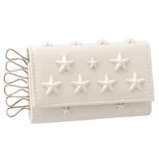 JIMMY CHOO - 極美品 ジミーチュー 6連キーケース ホワイト