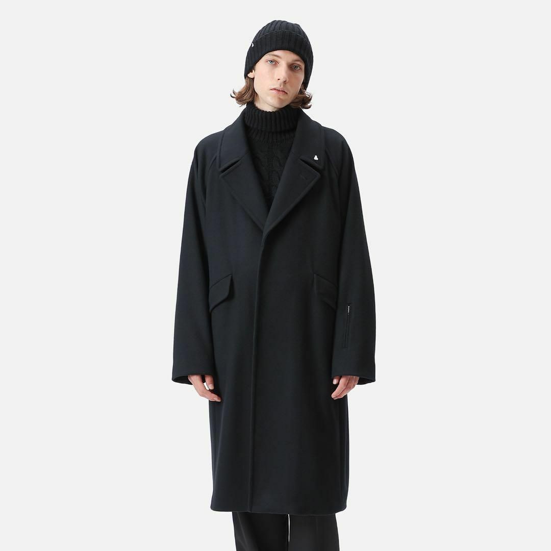 SOPHNET.22AW OVERSIZED COATブラックS