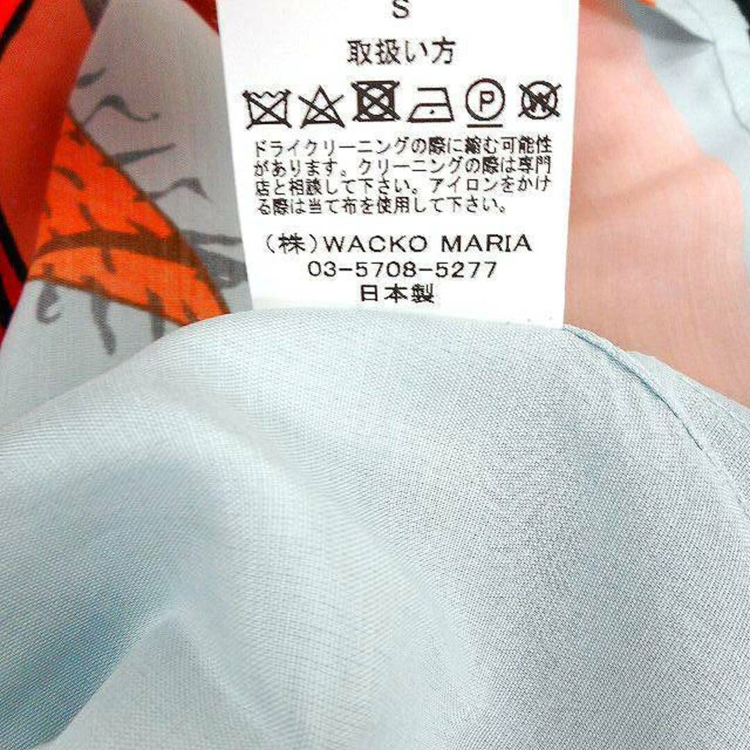 ワコマリア WACKO MARIA タグ付 NECK FACE ハワイアンシャツ