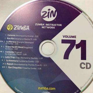 ズンバ(Zumba)のズンバ  ZIN71  CD(スポーツ/フィットネス)