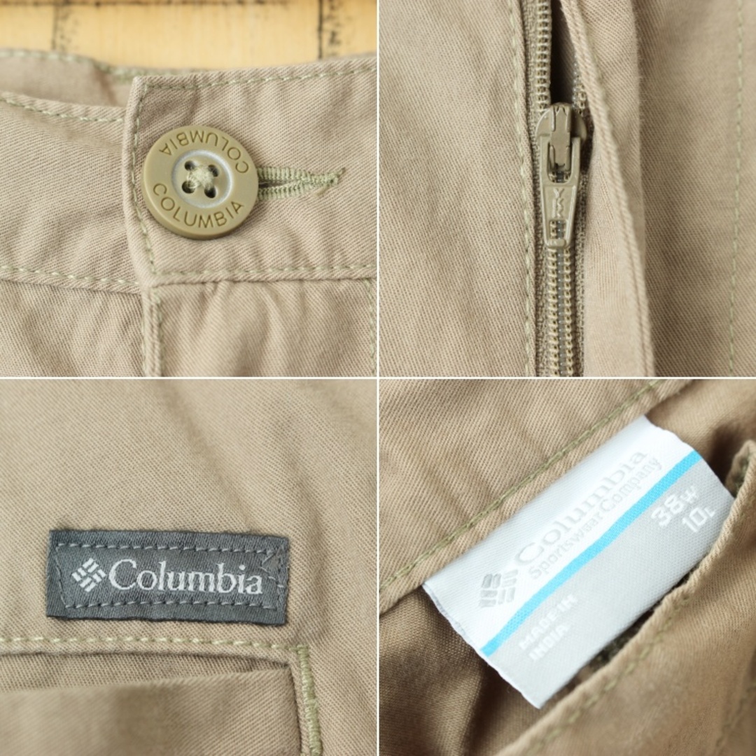 Columbia(コロンビア)のcolumbiaコットンカーゴショートパンツ ベージュW38アウトドア ss97 メンズのパンツ(ショートパンツ)の商品写真