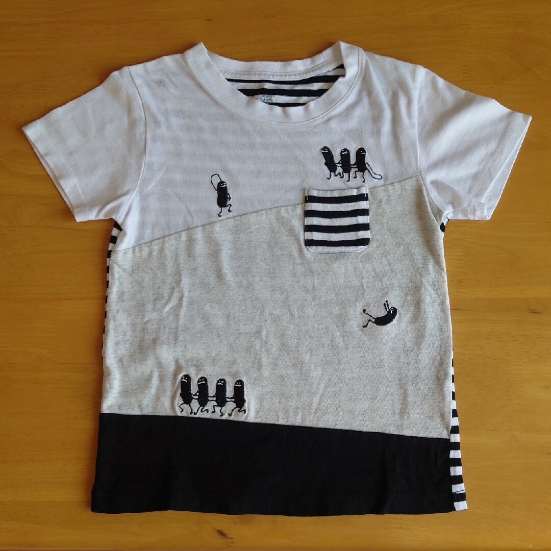 Graniph(グラニフ)の子供服120cm　グラニフ　ビューティフルシャドーTシャツ　2枚セット キッズ/ベビー/マタニティのキッズ服女の子用(90cm~)(Tシャツ/カットソー)の商品写真