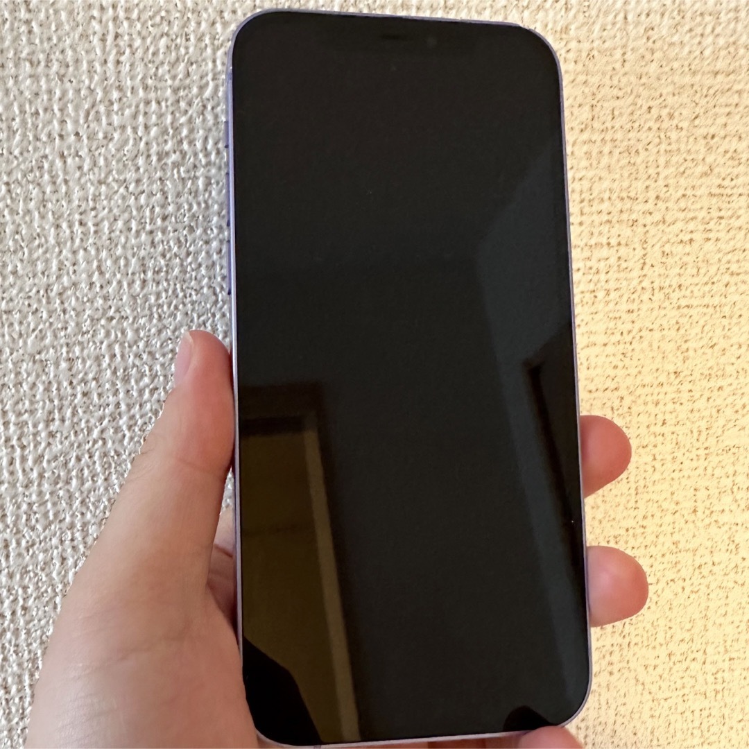 iPhone(アイフォーン)のiPhone12 パープル スマホ/家電/カメラのスマートフォン/携帯電話(スマートフォン本体)の商品写真