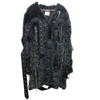  The Soloist strapped synthetic fur coat(ポンチョ)