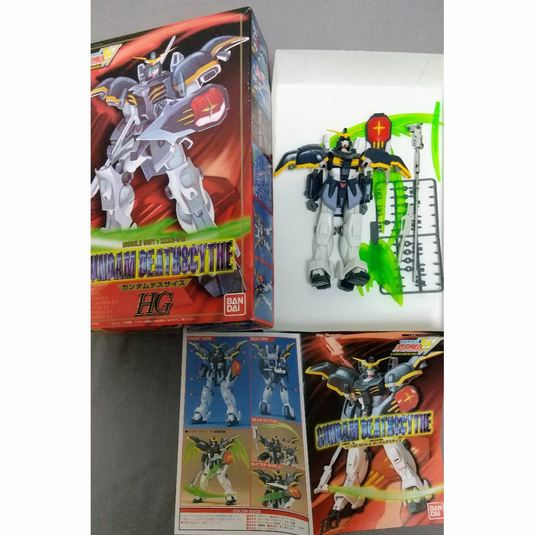 BANDAI(バンダイ)のガンダムデスサイズ＆ガンダムエピオン　完成品（箱、説明書付） エンタメ/ホビーのおもちゃ/ぬいぐるみ(模型/プラモデル)の商品写真