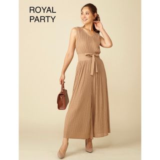 ロイヤルパーティー(ROYAL PARTY)のROYAL PARTY カットプリーツオールインワン(オールインワン)