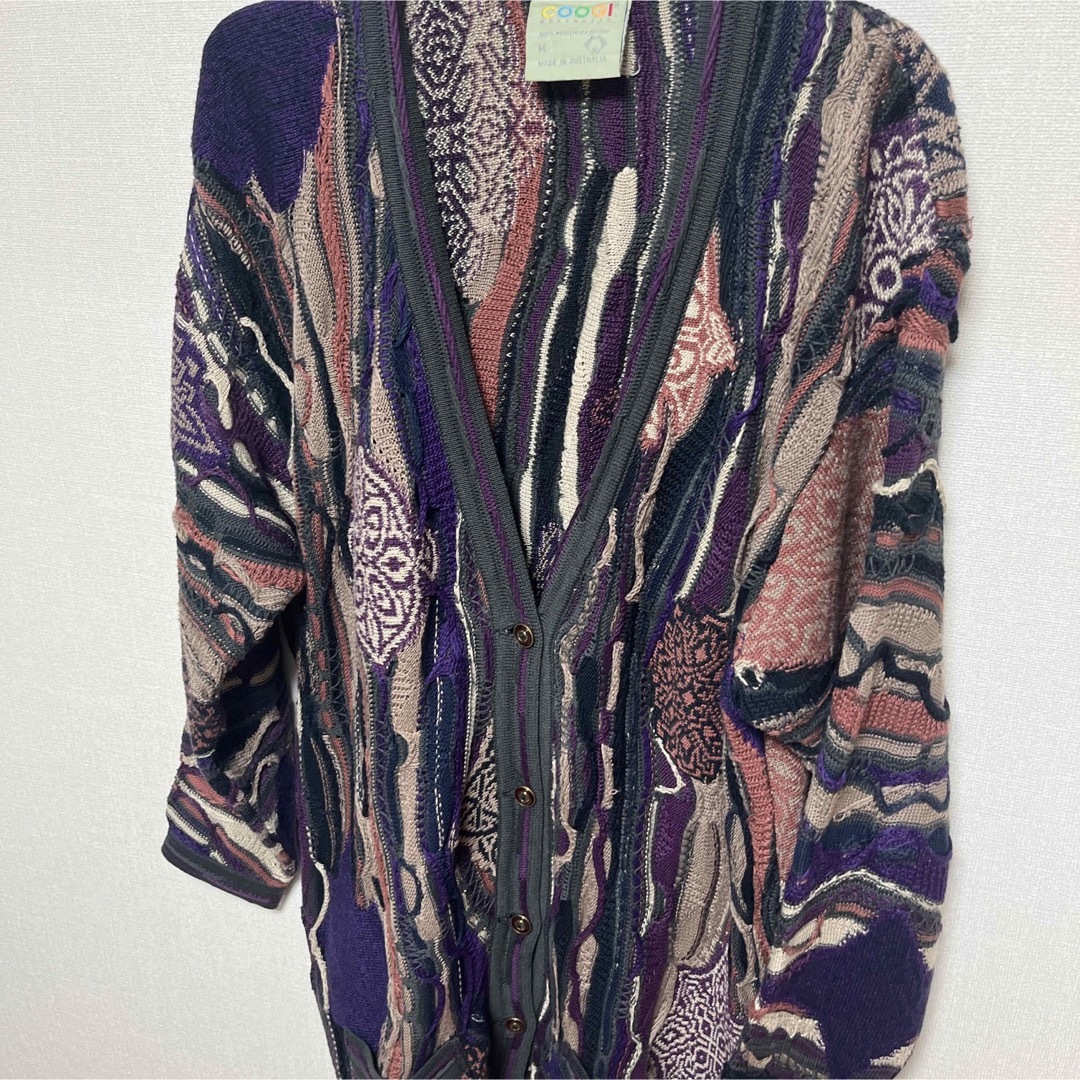 COOGI クージー 3Dニット ロングカーディガン カーディガン Mサイズ